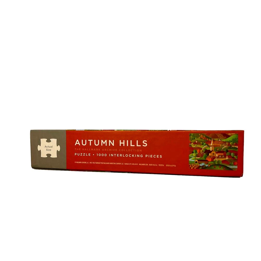 Puzzle Hallmark Autumn Hills 1000 Pcs Made in USA New in Box - Picture 5 of 6